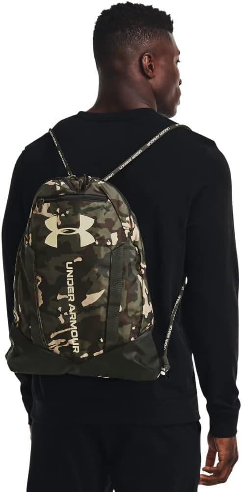 Under Armour Adult Undeniable Sackpack ， Black/Black/Metallic Silver - Image 3